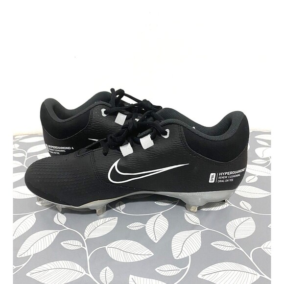 Nike Renew Hyperdiamond 4 Softball Cleats Size 9 Women Unisex Black Gray - Picture 11 of 11